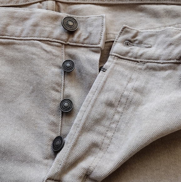 All Saints Rex Men's Denim High Rise Fly Button Dress Jeans Size W32 L32 - Picture 9 of 16